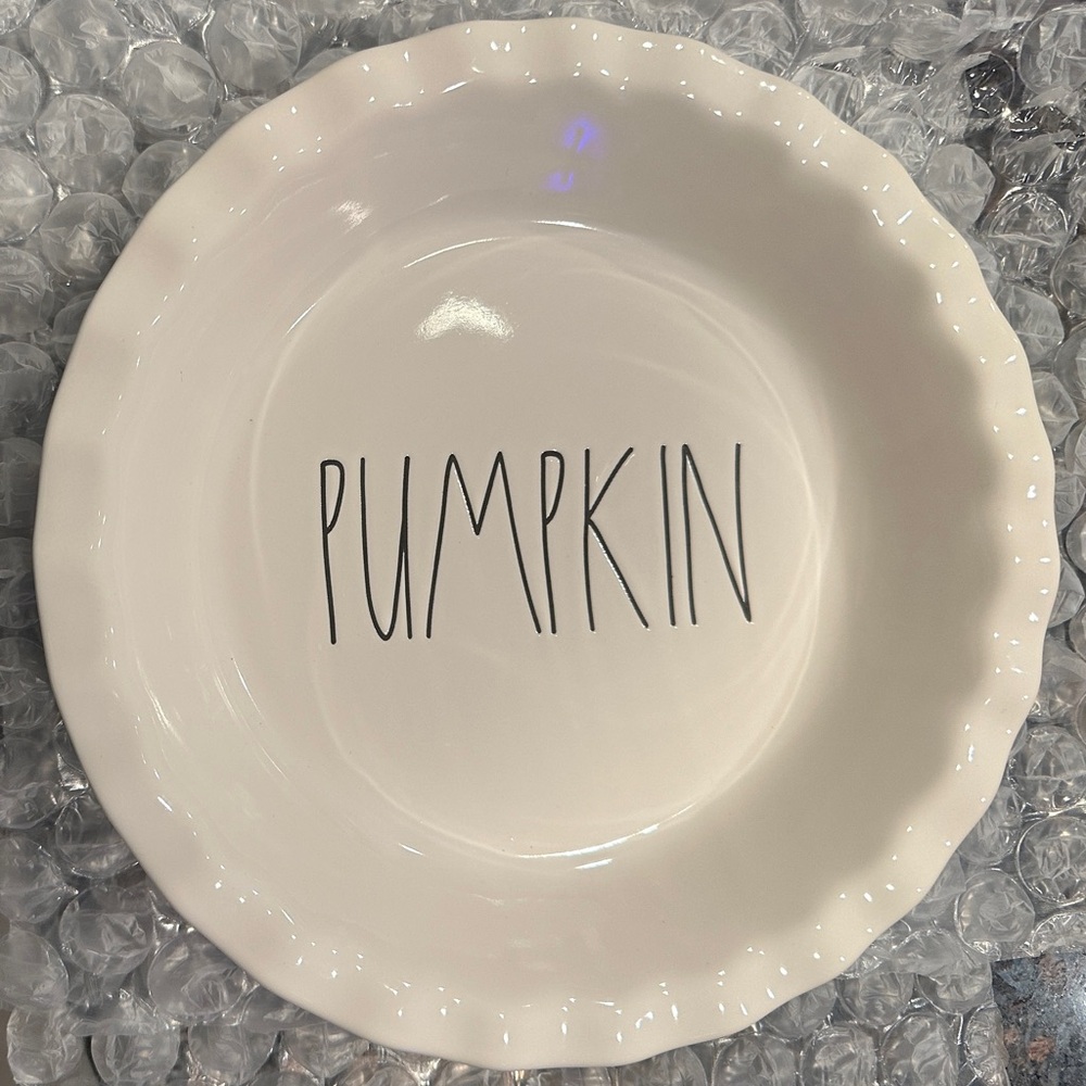 Rae Dunn PUMPKIN Pie Dish
